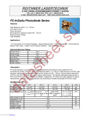 PF521 datasheet  