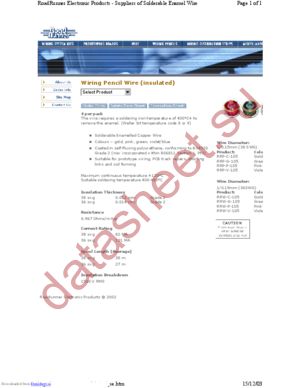 RRP-A-105 datasheet  