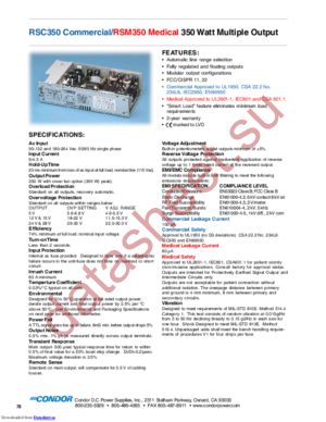 RSC350DBB-CF datasheet  