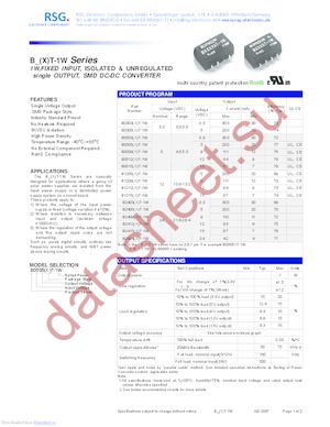 B1215T-1W datasheet  