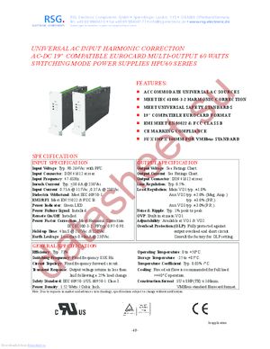 HPU60-T050KK datasheet  