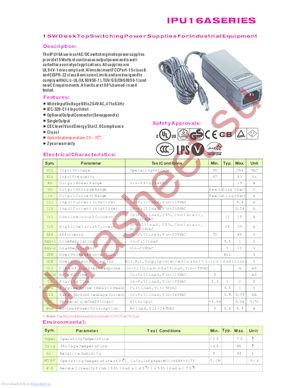 IPU16A-107 datasheet  