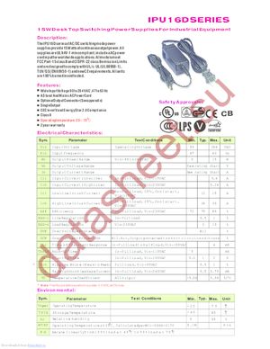 IPU16D-111 datasheet  