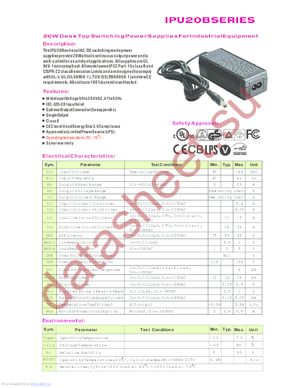 IPU20B-108 datasheet  