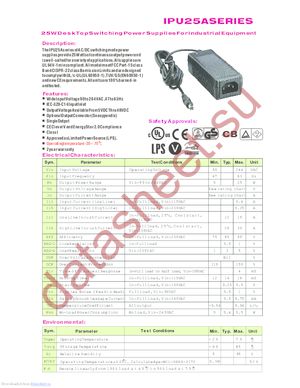 IPU25A-104 datasheet  