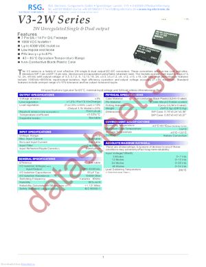 V3-1212DS datasheet  