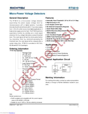 RT9819C-42GV datasheet  