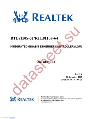 RTL8110S32 datasheet  
