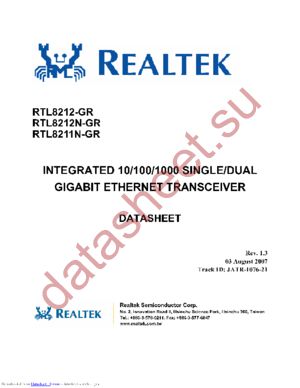 RTL8211N-GR datasheet  