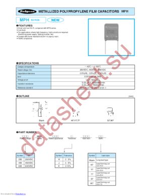 250MPH395K77 datasheet  