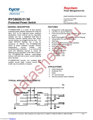 RYC8620-2M datasheet  