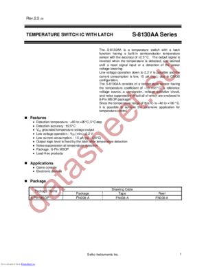 S-8130AA datasheet  