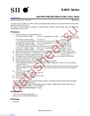 S-8261AAJBD-G2JTFG datasheet  