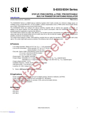 S-8353C30MA-ISPT2G datasheet  