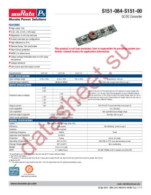 S151-1220250-3B datasheet  