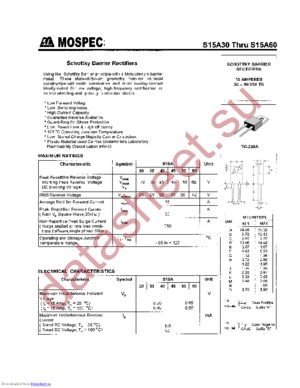 S15A35 datasheet  