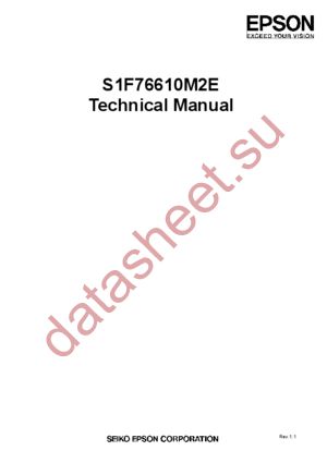 S1F76610M2E0 datasheet  