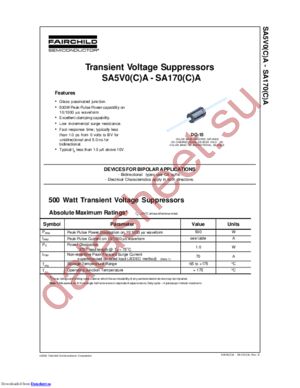 SA40A_Q datasheet  