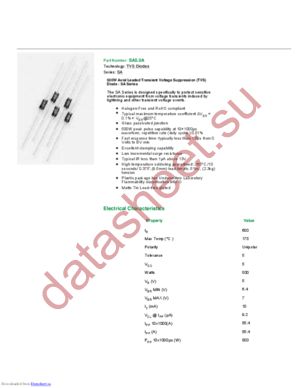 SA75CA-B datasheet  