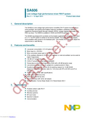 SA606DK,118 datasheet  