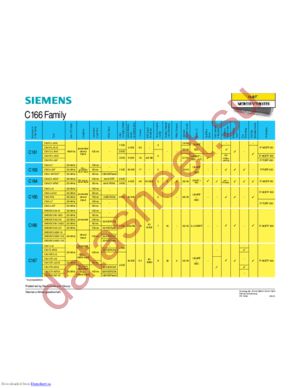 SAB-80C166-M25 datasheet  