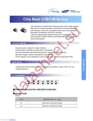 CIM21K252NE datasheet  