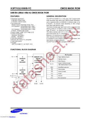 K3P7V1000B datasheet  