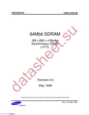 KM48S8030D datasheet  