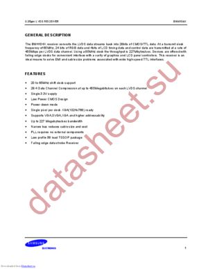 BW4104X datasheet  