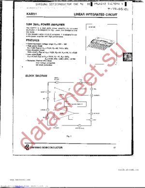 KA2211 datasheet  