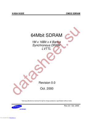 K4S641632E-TC/L55 datasheet  