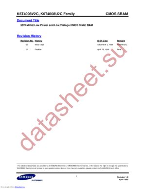 K6T4008U2C datasheet  