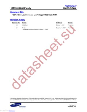 KM616U2000LT-10L datasheet  