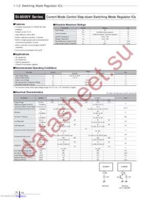 SI-8000Y datasheet  