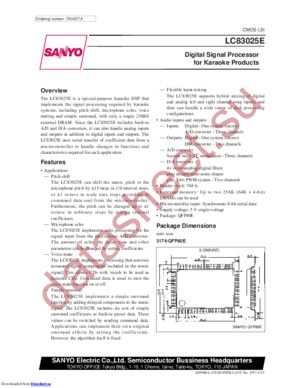 LC83025ED datasheet  