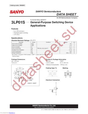 3LP01S-TL-E datasheet  