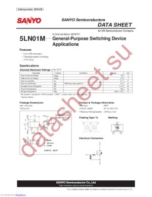5LN01M-TL-E datasheet  
