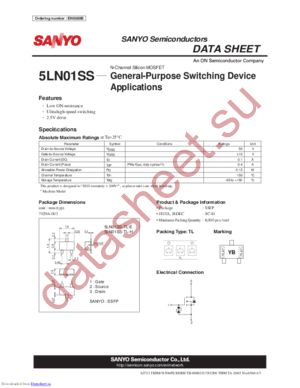 5LN01SS-TL-H datasheet  