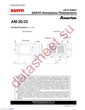 AM-30-33 datasheet  