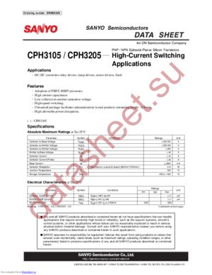 CPH3105_05 datasheet  