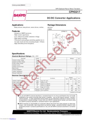 CPH3217 datasheet  