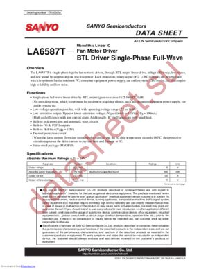 LA6587T_11 datasheet  