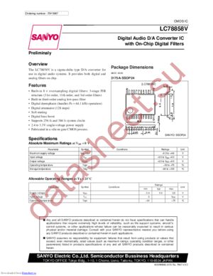 LC78858V datasheet  