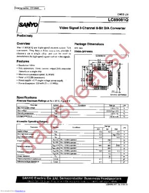 LC89081Q datasheet  