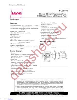 LC99452 datasheet  