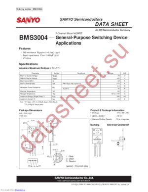 BMS3004 datasheet  