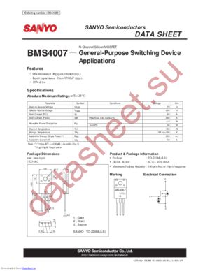 BMS4007 datasheet  