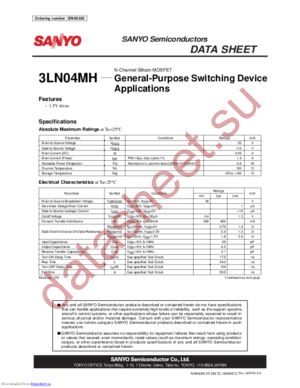 3LN04MH datasheet  