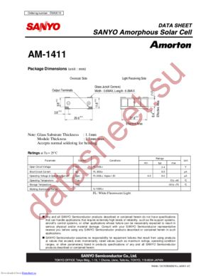 AM-1411 datasheet  