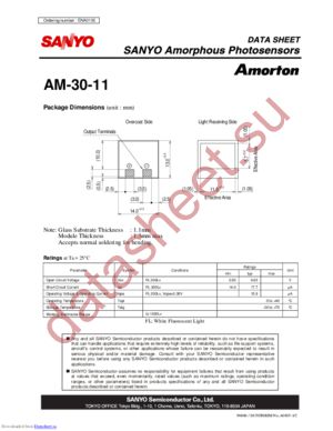 AM-30-11 datasheet  